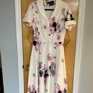 Floral Cream Dress